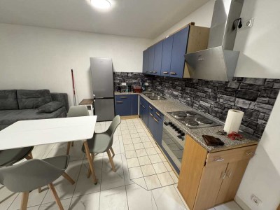 Komplett möbilierte helle 1-Zimmer Wohnung mit Balkon in Velten,