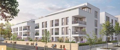 Stilvolle 2-Zimmer-Wohnung mit Einbauküche und Loggia in Heidelberg Bahnstadt
