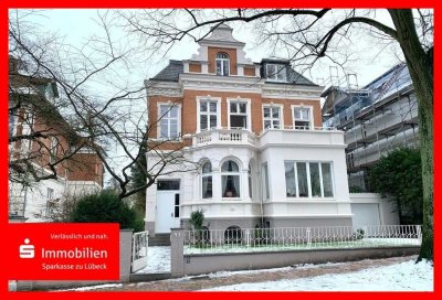 Stilvolle 3- Zimmer-Eigentumswohnung in repräsentativer Jugendstilvilla!