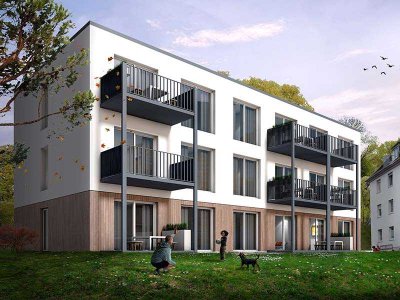 Helle 2 ZKB Neubau Komfortwohnung mit Balkon