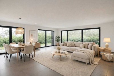 Moderne, einzigartige Erdgeschosswohnung mit Terrasse und Garten am Stadtwald