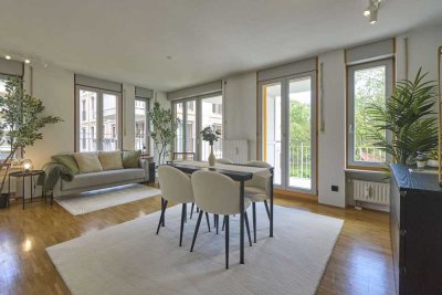 Bezugsfreie moderne 2-Zimmer-Wohnung mit Balkon und TG-Stellplatz direkt am Bavariapark