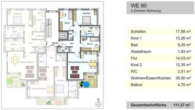 Exklusive 4-Raum-Wohnung mit Balkon und EBK in Braunschweig