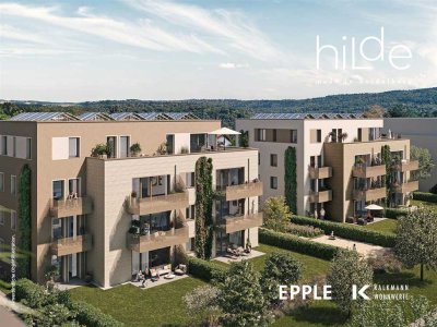 Modern & großzügig Wohnen: 5 Zimmer im 1. OG - mit zwei Balkonen, zwei Bädern & Abstellraum.