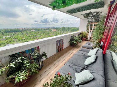 3-Zimmer, Küche, Bad, gr. Balkon GRANDIOSE AUSSICHT INKLUSIVE