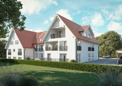 Neubauwohnung mit Privatgarten in Wittnau, 15 Min. bis FR-Zentrum