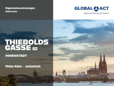 Citywohnung in der Kölner-Innenstadt! Modernisierte 2-Zimmer Wohnung in der Thieboldsgasse 82! WE 2