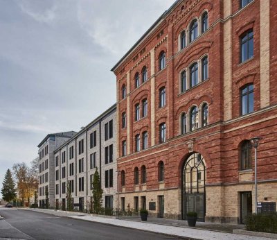 Bismarck-Viertel: exklusive 1,5 Zimmer-Wohnung mit Einbauküche am Park