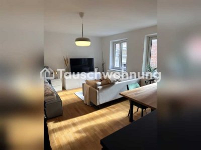 Tauschwohnung: Tausche zentrale 1,5 Zimmer Wohnung gegen 3 Zimmer ab 75m2