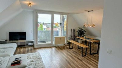 Helle 2-Zimmer-Dachgeschosswohnung mit Tiefgaragenstellplatz in Dellmensingen