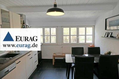 N-Kraftshof: MÖBLIERT - Exklusive 3-Zi-Whg. in idyllischer Lage, EBK, Büro, WLAN, TV-Flatscreen