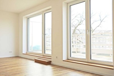 Dachgeschosswohnung mit Terrasse nah am Wasser