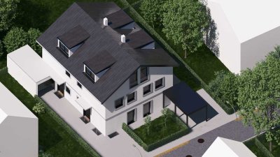 Das SiedlerDUO | Exklusive Südwest-DHH mit Garten in ruhiger Lage von Rosenheim-Oberwöhr