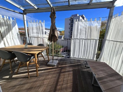 * * * QUADRATISCHE TERRASSE... KEIN NACHBAR OBERHALB (!)... NÄCHST LKH/MedUni und KF-UNIVERSITÄT * * *