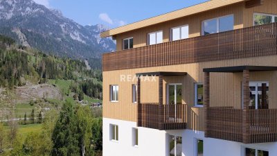 Wohnung mit großem Balkon in Haus im Ennstal!