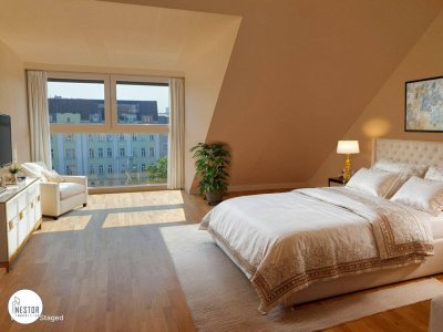 U6 Währinger Straße! - Schlüsselfertig - Sonnige 4-Zimmer DG-Maisonette