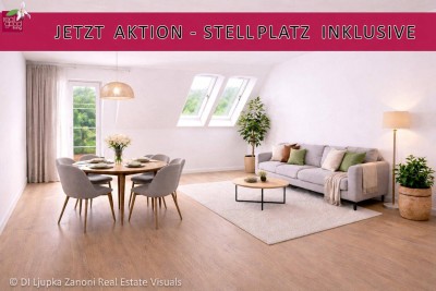 Attraktive 2-Zimmer-Neubauwohnung mit Balkon – jetzt Aktion: Stellplatz inklusive