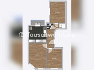 Tauschwohnung: Im Herz der Schanze 3-Zimmer-Wohnung (WG geeignet)