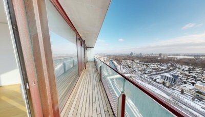 Triiiple: Eckwohnung mit Traumausblick im 27.OG | Morgensonne | XL-Küche