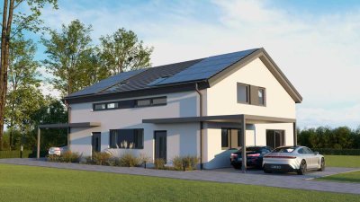 Bezugsfertige Doppelhaushälfte KFW 55 inkl. Keller in Bretzfeld-Adolzfurt, alles drin!
