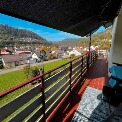 4,5 Zimmer Wohnung mit Balkon, Garten und Garage in Epfendorf