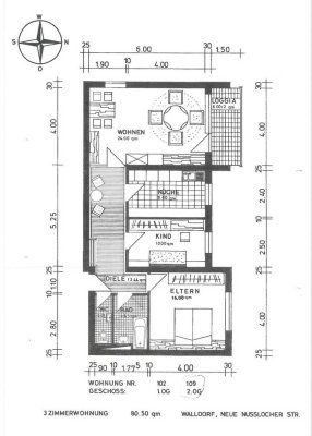 Walldorf-Zentrum! 80,5 m² Smart-Home, 2025 modernisiert, möbliert, vermietet oder frei