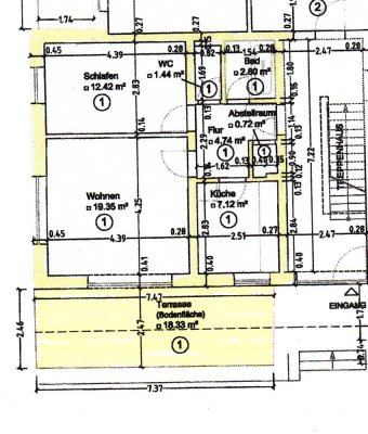 Exklusive, gepflegte 2-Zimmer-Wohnung mit Balkon in Aying / Großhelfendorf