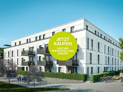Flexibel investieren: Zahlung erst bei Fertigstellung - Moderne 1-Zimmer-Wohnung im EG mit Terrasse