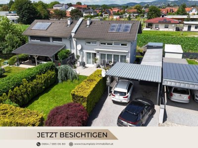 Charmantes Doppelhaus in Bestlage von Premstätten – Wohnen mit Garten, Komfort &amp; Stil