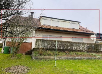 *** 3-Zi. DG-Wohnung mit Garage in 2FH 
 - begonnene Kernsanierung ***