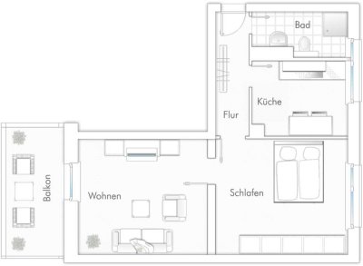 Traumhafte 2-Zimmerwohnung