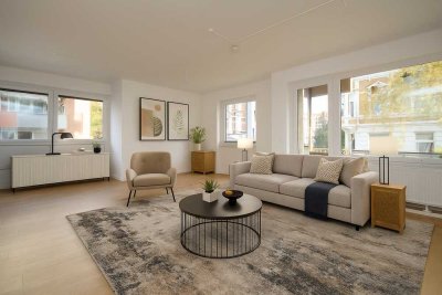 Provisionsfrei vom Eigentümer: Flüsseviertel // Sanierte 3-Zimmerwohnung mit Balkon & Tiefgarage