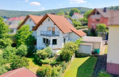 Doppelhaushälfte mit Fernblick ins Grüne