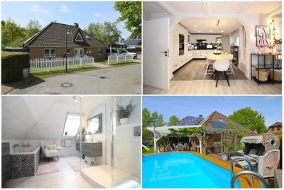 Eine Wohlfühloase für Sie und Ihre Familie! Einfamilienhaus mit Pool, Garage u. Doppelcarport