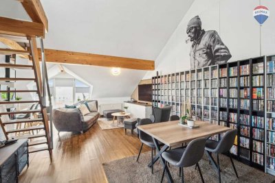 Moderne, offene 3,5-Zi-Maisonette-Wohnung mit Balkon und Stellplatz in Nollingen!