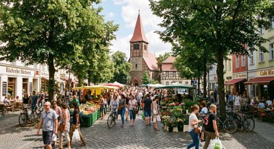 Helle, frisch modernisierte Wohnung mit unverbautem Weitblick im sanierten Baudenkmal