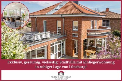 Exklusiv, geräumig, vielseitig: Stadtvilla mit Einliegerwohnung in ruhiger Lage von Lüneburg!