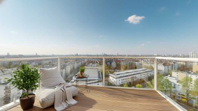 Penthouse mit 360°-Panoramablick und direktem Zugang zum Lietzensee