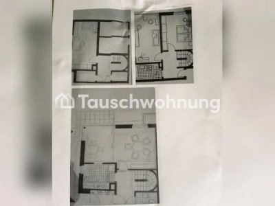 Tauschwohnung: 3 Zimmer + 1 gr. Hobbyraum sehr hell