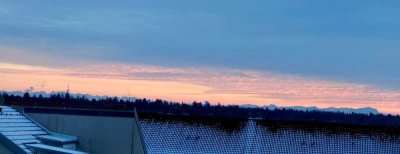 Vollmöblierte 2 Zimmer Wohnung mit Alpenblick in zentraler Lage von Unterschleißheim