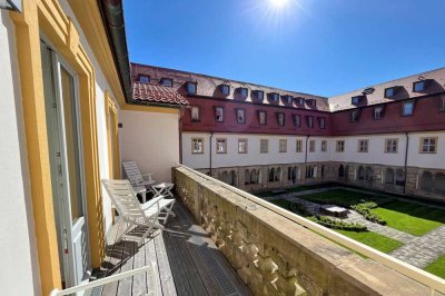 Exklusive 4 Zimmer Wohnung mit Südbalkon, ehemaliges Karmelitenkloster, Bamberg