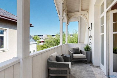 Repräsentatives Arbeiten und stilvolles Wohnen in historischem Ambiente