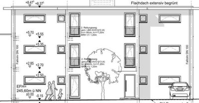 Zentrale und barrierefreie 4-Zimmer-Wohnung im klimafreundlichen Neubau (Effizienzhaus 40)