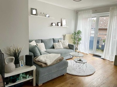 Wohnen in Bestlage von Elsen – Charmante 3-Zimmer-Etagenwohnung mit Balkon & Carport