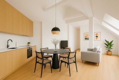 Penthouse-Erstbezug nahe Reuterkiez: Wohnen mit Stil & Charakter