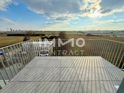 2 Monat Mietzinsfrei: 4 Zimmer Dachgeschoßwohnung mit Kühlung &amp; Blick über die Felder