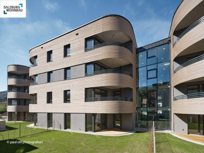 Bahnhofsnähe & Wohnbauförderung: Neubauwohnung mit großem Garten in Golling!
