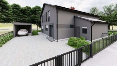 Neubau: Moderne, großzügige Doppelhaushälfte in Wolfshagen...