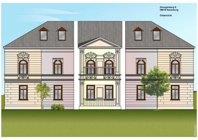3-Raum-Wohnung mit Gartenanteil und Denkmalabschreibung