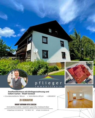 Zweifamilienhaus mit Einliegerwohnung und tollem Garten